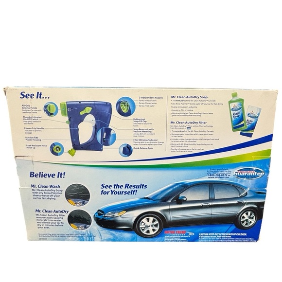 Mr. Clean Auto Dry Pro-Series All In One Car Wash Gun Sprayer READ - Picture 3 of 5